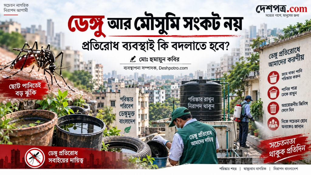 সেপ্টেম্বর মাসে ডেঙ্গুতে মৃত্যু বেড়ে ৭৯ জনে, মশাবাহিত রোগ প্রতিরোধে সমন্বিত ক্লিনিকাল ব্যবস্থাপনায় জোর